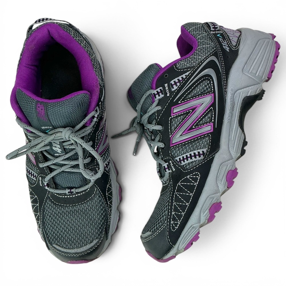 New Balance Gray Purple 412 Trail Running Shoes Womens 8 WTE412S1 All Terrain